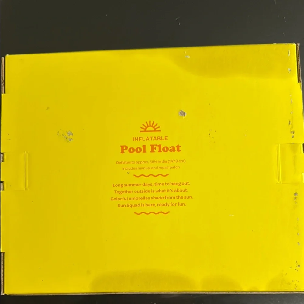Sun Squad Inflatable Pool Float - Multicolor - Picture 3 of 3